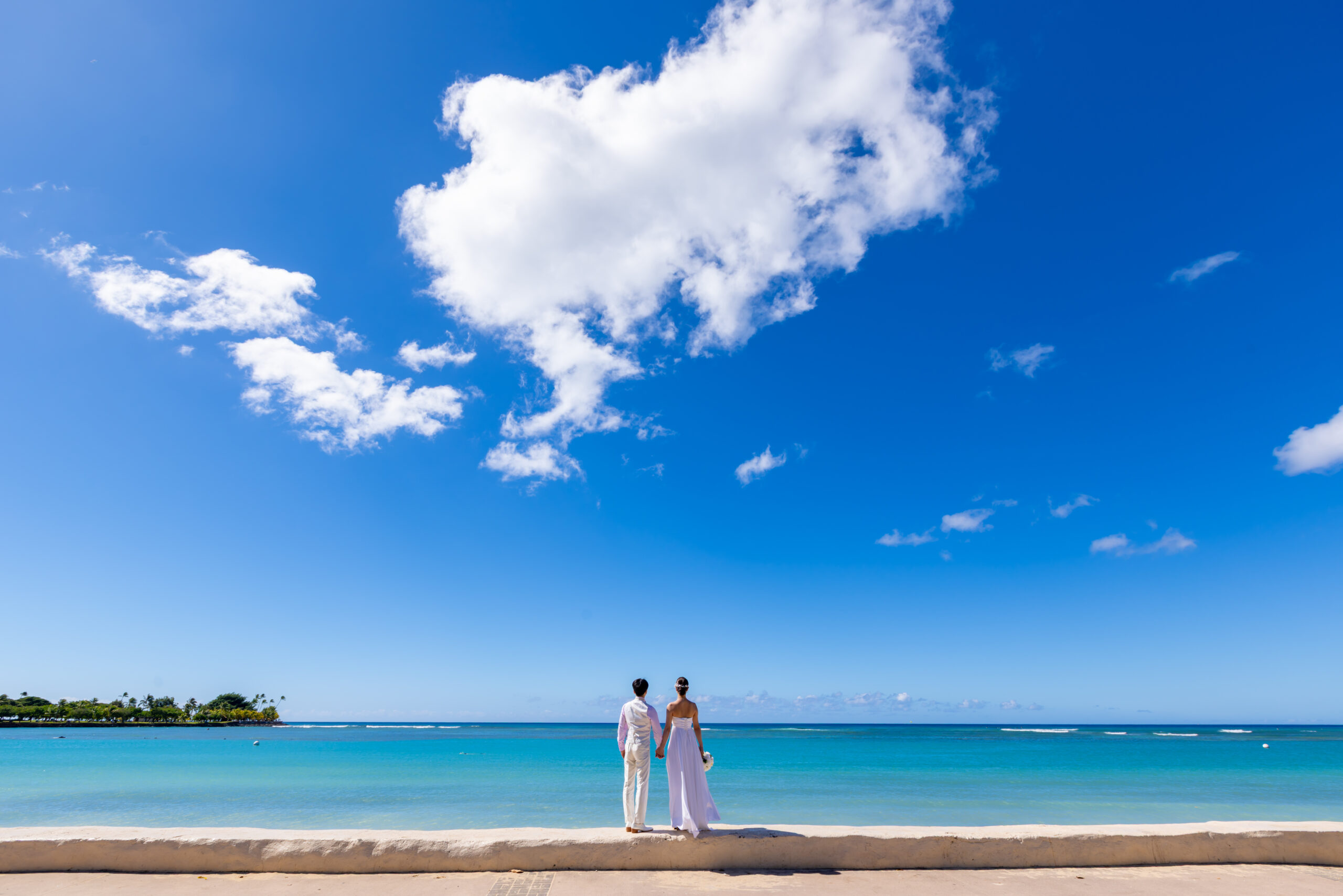 ハワイでの結婚式